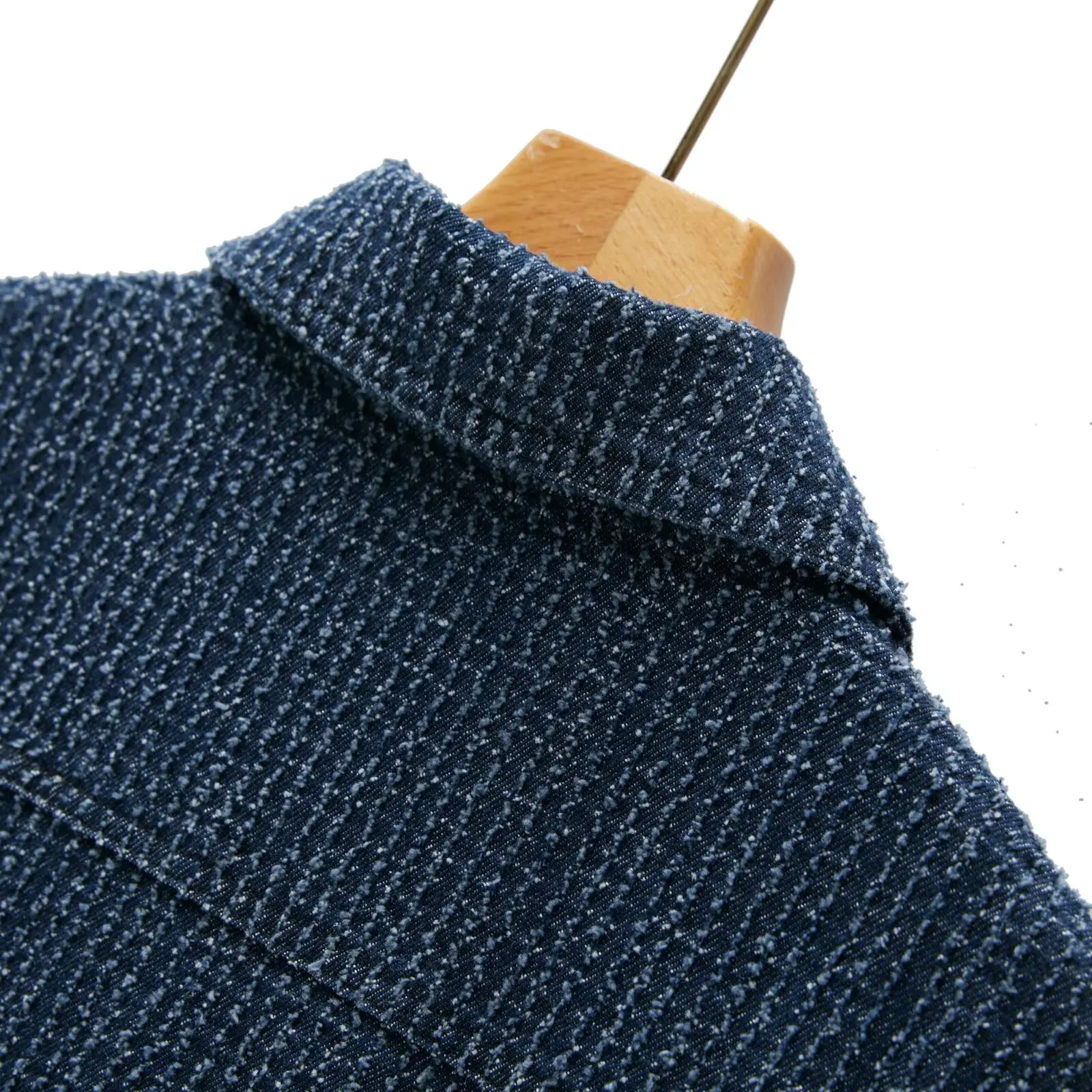 2025 nova queda moda feminina lapela denim jaqueta minimalista casual feminino wear azul commuter jaqueta