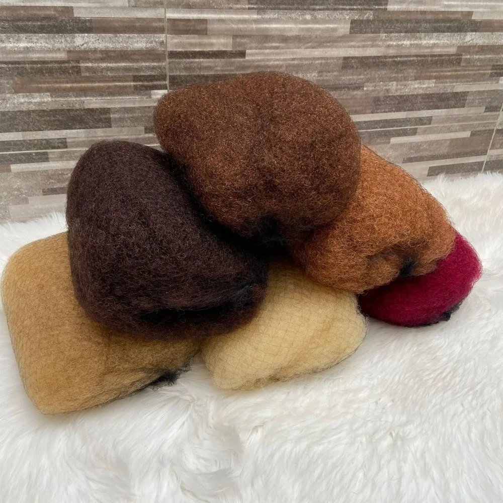 Afro Kinky Bulk Echthaar für Häkelzöpfe 50g/Packung für Mini Twist Braids Dreadlock-Verlängerungen 10-20 Zoll – Detail 3