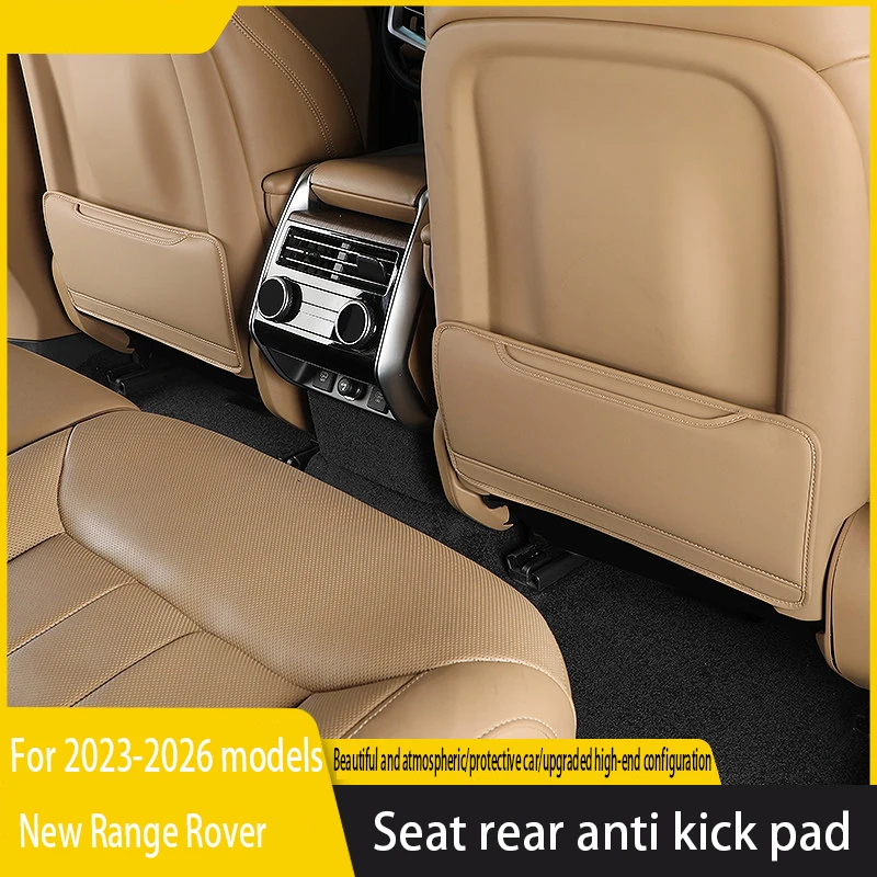 

For Land Rover Range Rover Sport L460 2023-2026 Car styling Rear Seat Anti Kick Protective Pad Interior Decoration Acccessories