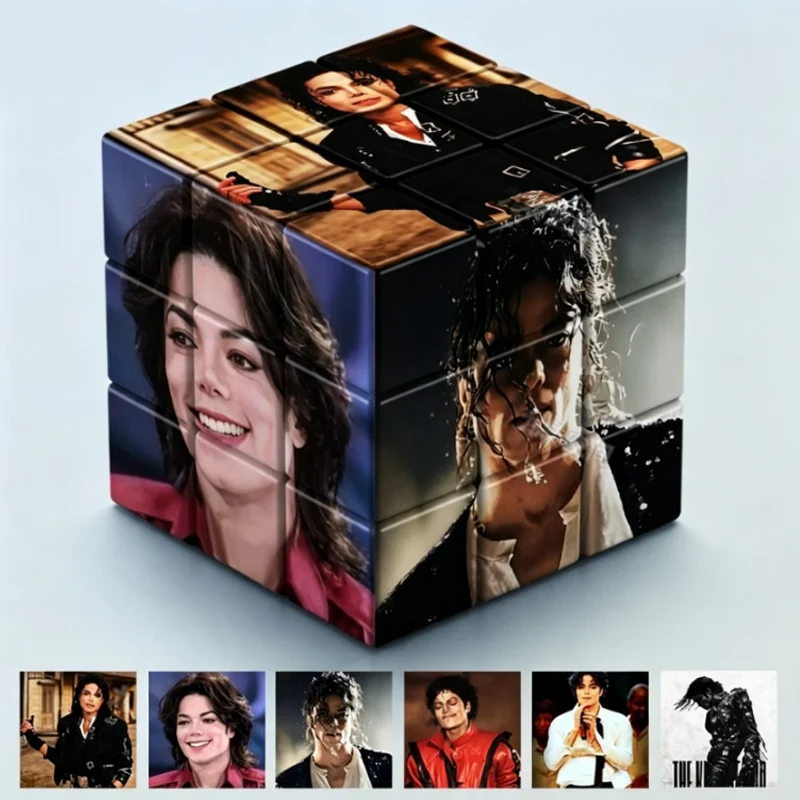 Michael Jackson - Student toy of a three-layer Rubik's Cube with a high-quality appearance, as a gift for relieving stress.