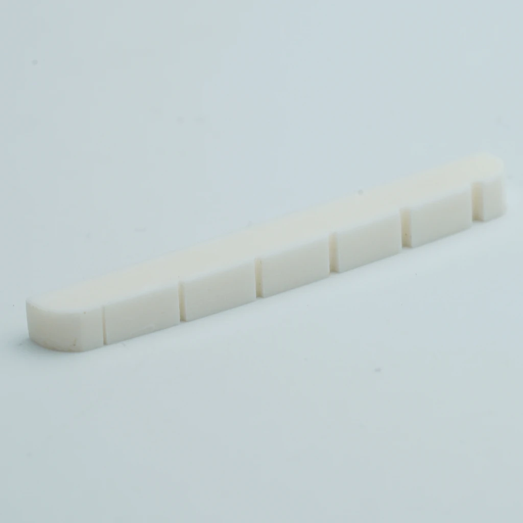ARM 42/43mm Guitar Bone Nut - White Pre-Slotted Bone Nuts for 6 String ST Strat Style Electric Guitar Replacement Parts Accessor image 5