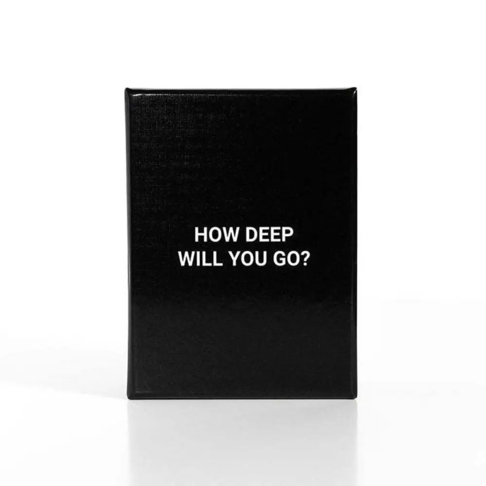 Whow Deep Will You Go Teling 진실 게임 카드, 파티 소셜 대화 게임 카드, 아이스 브레이커, 고백 커플 카드, 3 단계