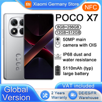 POCO X7 5G Global Version Smartphone 5G 50MP main camera with OlS IP68 duck and water resistance 5110mAh (type) large battery NFC