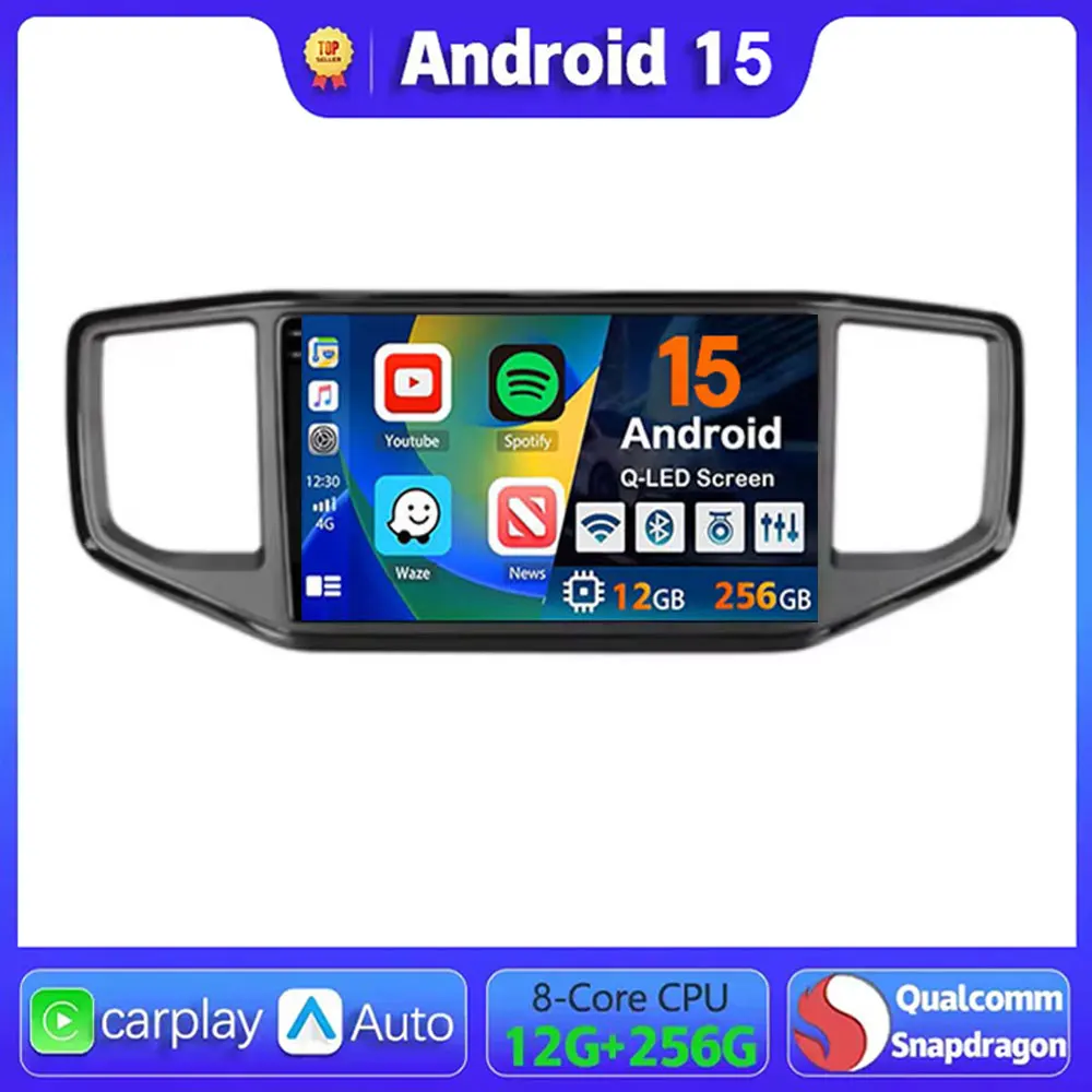 

Android 15 Carplay For Volkswagen Amarok 1 2016 - 2020 Navigation GPS Wireless Auto Car Stereo Radio Multimedia 4G Wifi NO 2DIN