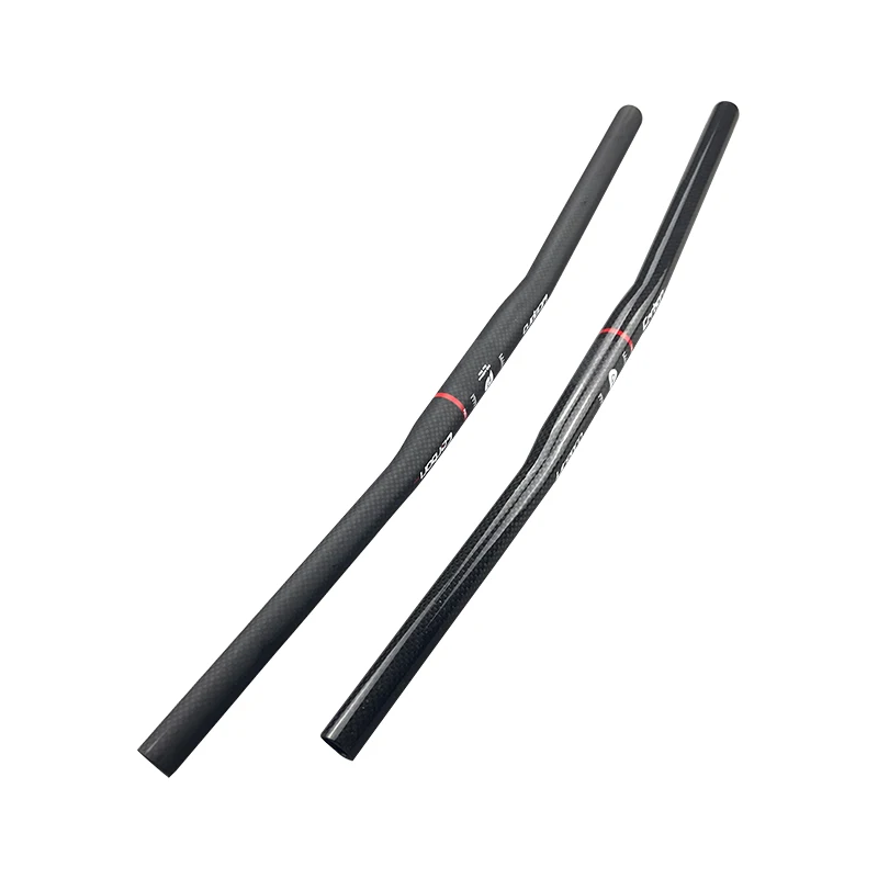 Folding bicycle straight handlebars 25.4x580mm Ultra-light carbon fiber handlebars horizontal handlebars 3k matte/3k glossy