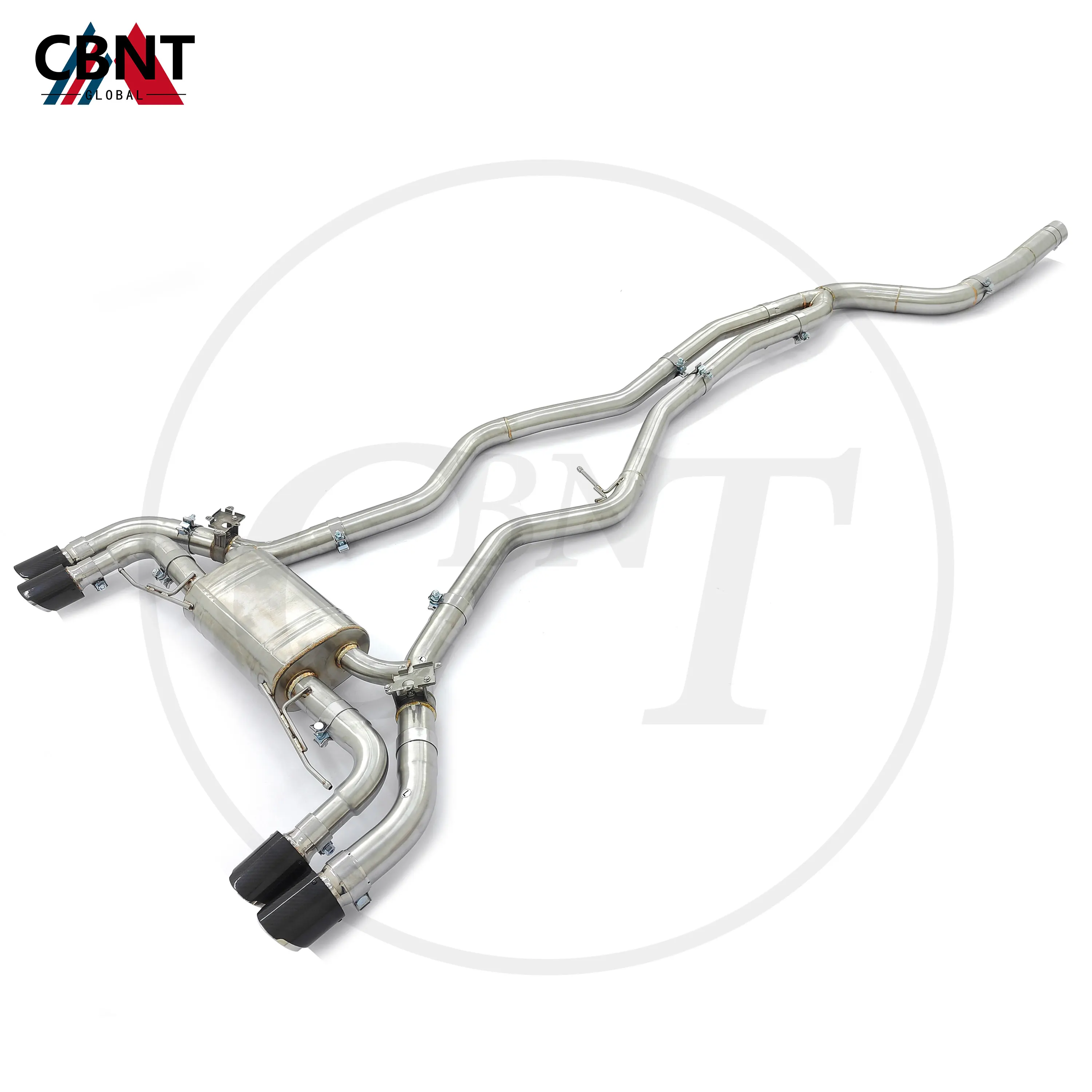 

CBNT для BMW M240i M340i B58 3,0 T 2020-2023 выхлопная система Catback с OEM клапаном высокое качество SS304 выхлопная труба с клапаном