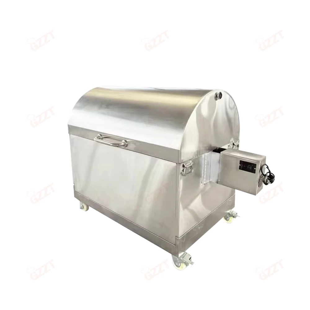 Folding Whole Lamb Roasting Oven Turkey Pig Sheep Rabbit Chicken Rotisserie Roaster Rotary Grill Charcoal Barbecue Stove