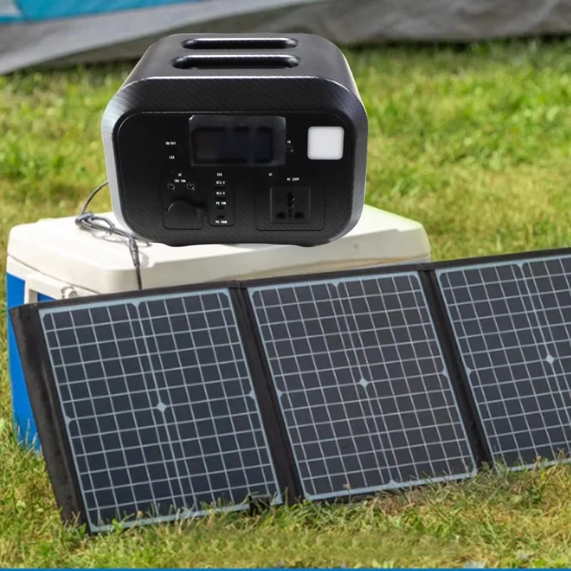 

Портативная солнечная электростанция 600 Вт для кемпинга, зарядки ноутбуков и телефонов, генератор с литий-ионным аккумулятором для дома и путешествий