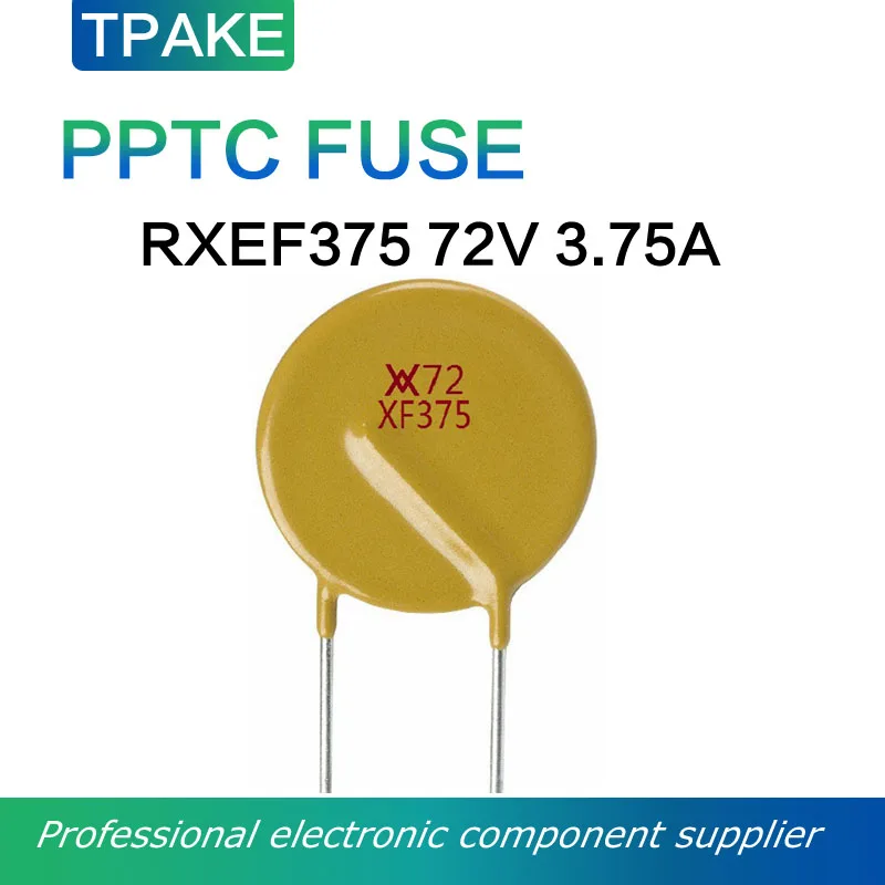 20PCS RXEF375 XF375 72V 3.75A PPTC Resettable Fuse Thermistor