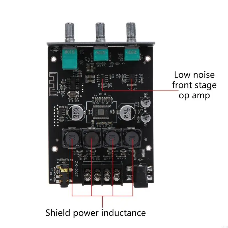 G8DB Perfect HIFI Sound Bluetooth-compatible 5.0 Amplifiers Receivers Boards Support 3.5mm & Bluetooth-Compatible Input