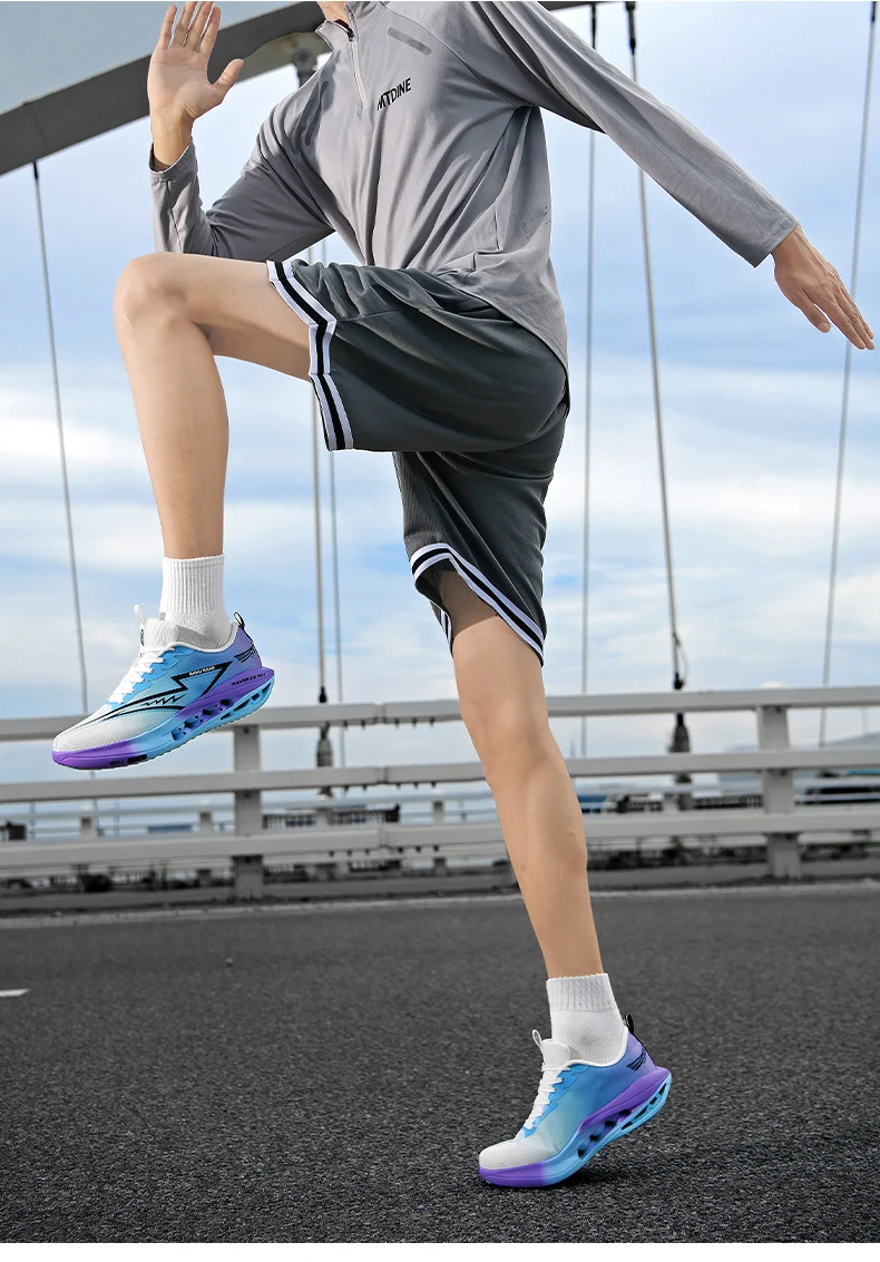 Marathon-Laufschuhe für Herren, spezielle Sneaker, Damen-Outdoor-Jogging-Sportschuhe, trendige, atmungsaktive und leichte Sportschuhe für Damen. – Detail 2