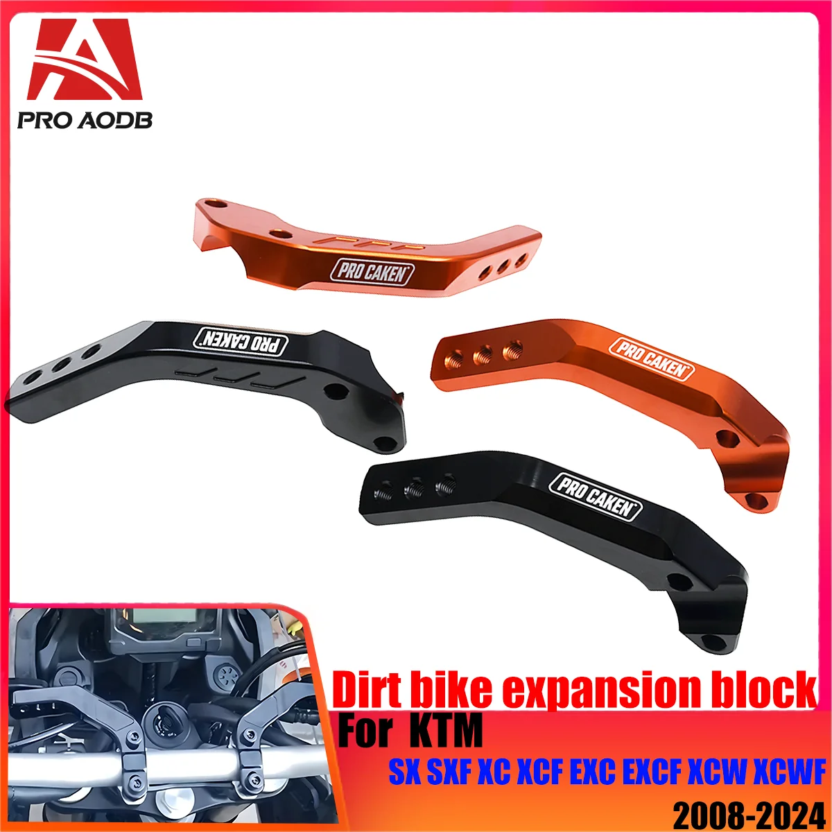 

Motorcycle Handguard Support Bracket Mount 28mm Handlebar Guard Clamp For KTM SXF XCF EXC XCW TPI SIX DAYS 125 250 300 350 450