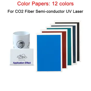 Universal Farbe Papiere CO2 Faser UV Laser Kennzeichnung Gravur Maschine Material Keramik Glas Stein Kristall Jade Acryl Kunststoff