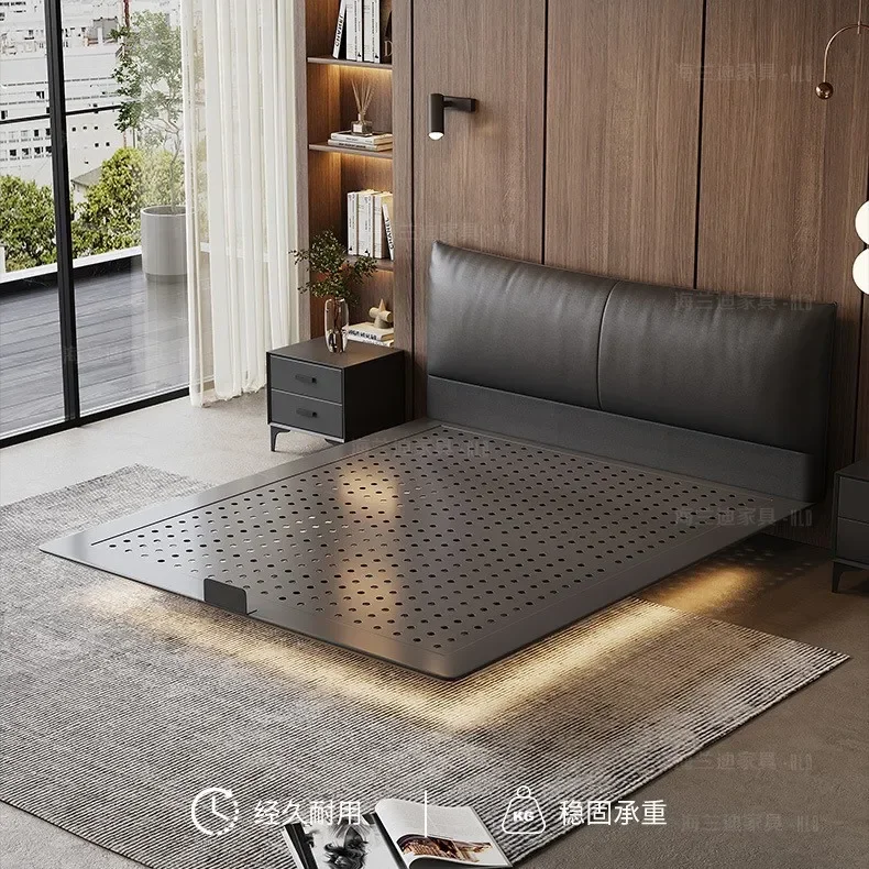 سرير غرفة نوم إطار سرير إيطالي بسيط 2025 راقي جديد #4