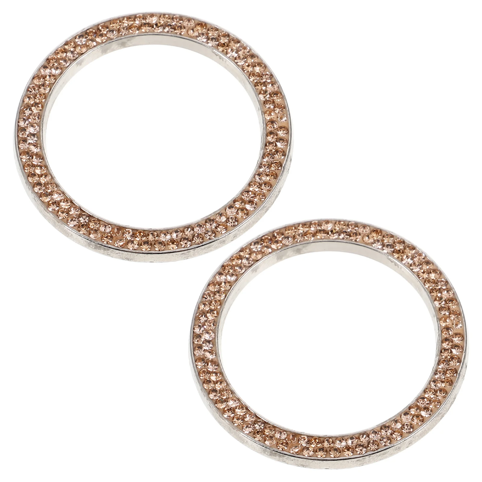 

2Pcs Pointe D'allumage Decoration Ring Push to Start Button Cover Engine Start Button Sticker for Car Interior Accessories