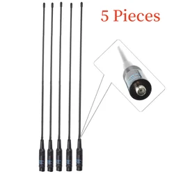 5PCS 10PCS 20PCS NAGOYA NA-771 SMA Female SMA-F Dual Wide Band Flexible Antenna VHF/UHF 144/430MHz Two Way Radio  BAOFENG UV-5R