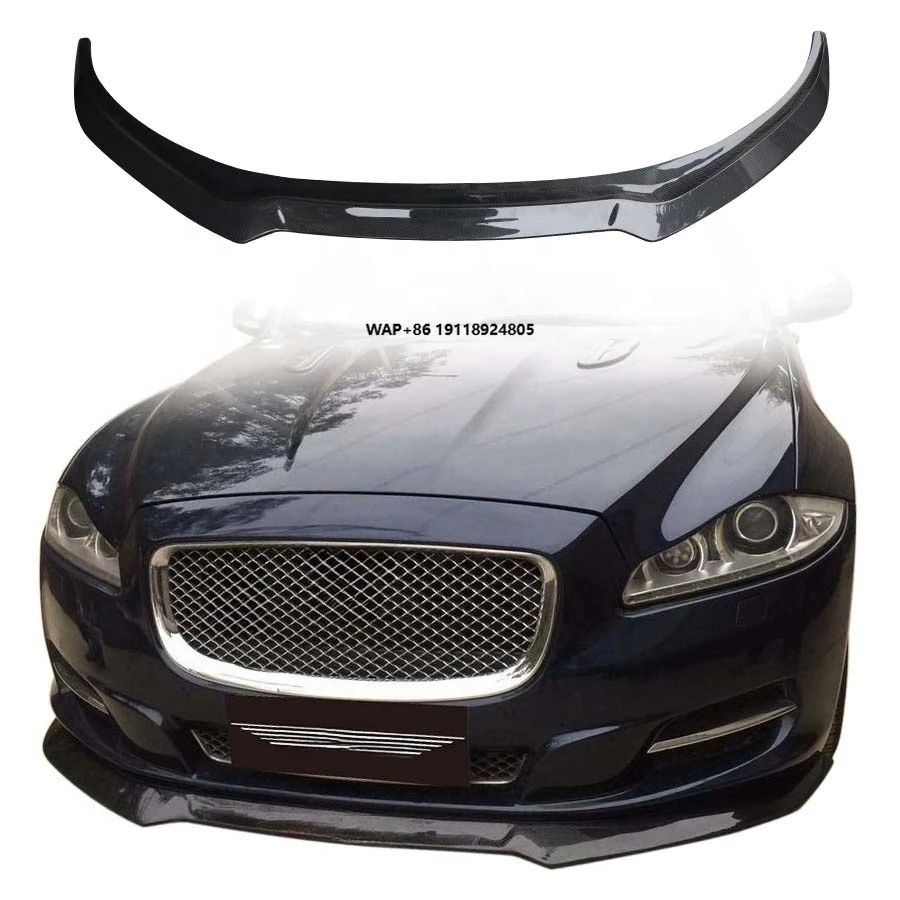 

New Carbon Fiber Front Lip Bumper Chin Splitters Body Kits for XJL 2009-2016 Car Accessories