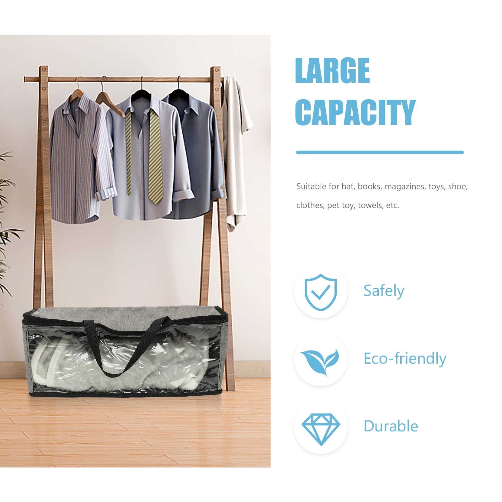 

Hat Storage Bag 600D Oxford Cloth PVC Large Capacity Washable Closet ganizer Baseball Cap Holder Clothes Container Storage