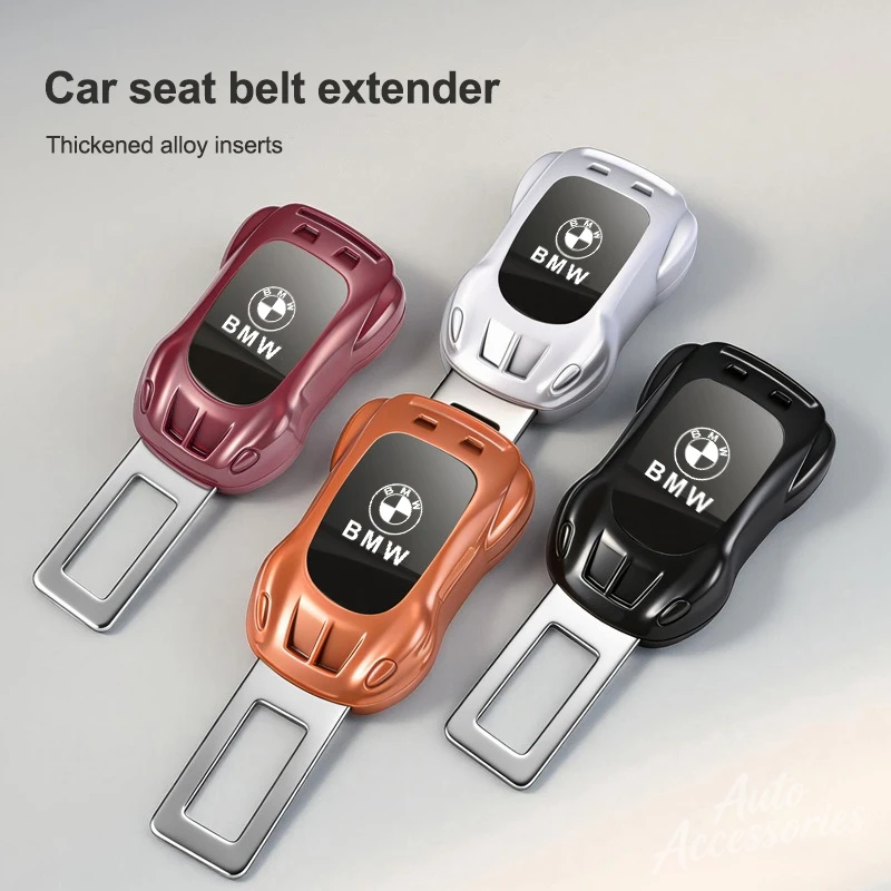 Alloy Car Seat Belt Extension Buckle For BMW E34 E36 E60 E90 E46 E39 E70 F10 F30 X5 X6 M3 M5 M6 E71 F01 F02 Accessories Sticker view 5