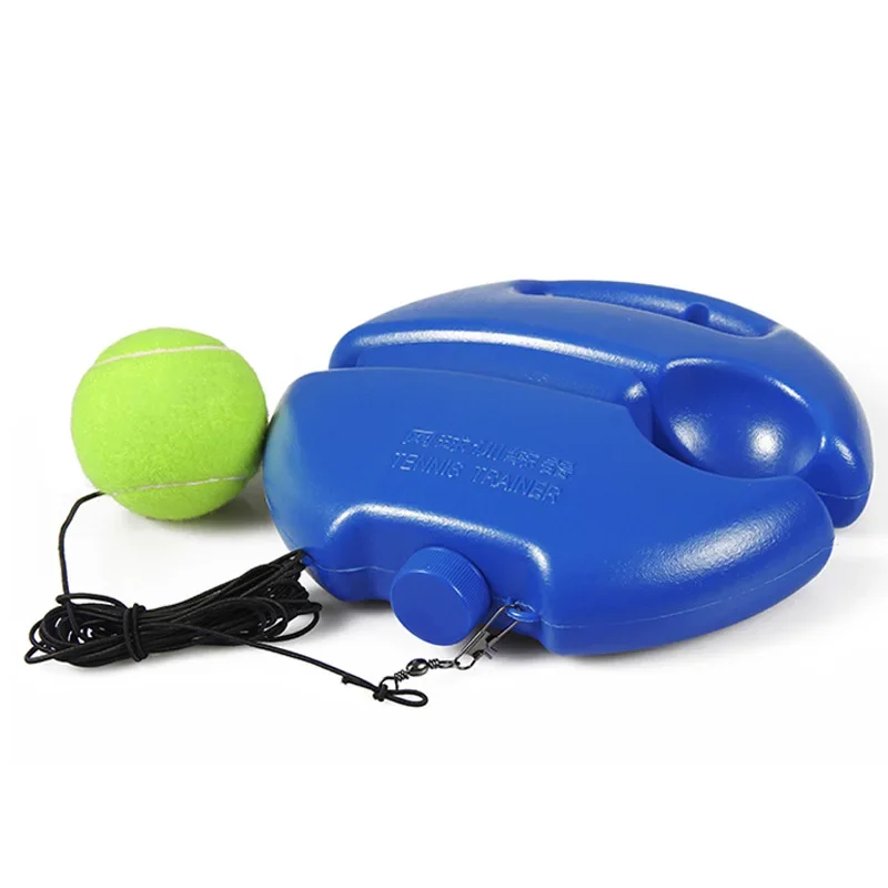 Heavy Duty Tennis Training Tool Exercise Tennis Ball Sport Self-study Rebound Ball with Tennis Trainer Baseboard Sparring Device