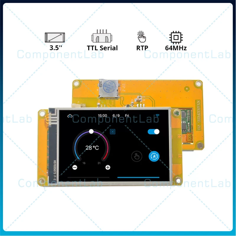 For Nextion Discovery Series HMI NX3224F024 NX3224F028 NX4832F035 TFT Resistive Touch Display 64MHz Serial Screen