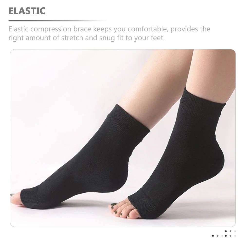 

2Pairs Ankle Brace Breathable Compression Socks Foot Pain Relief Plantar Fasciitis Elastic Support Sleeves Ankle Brace