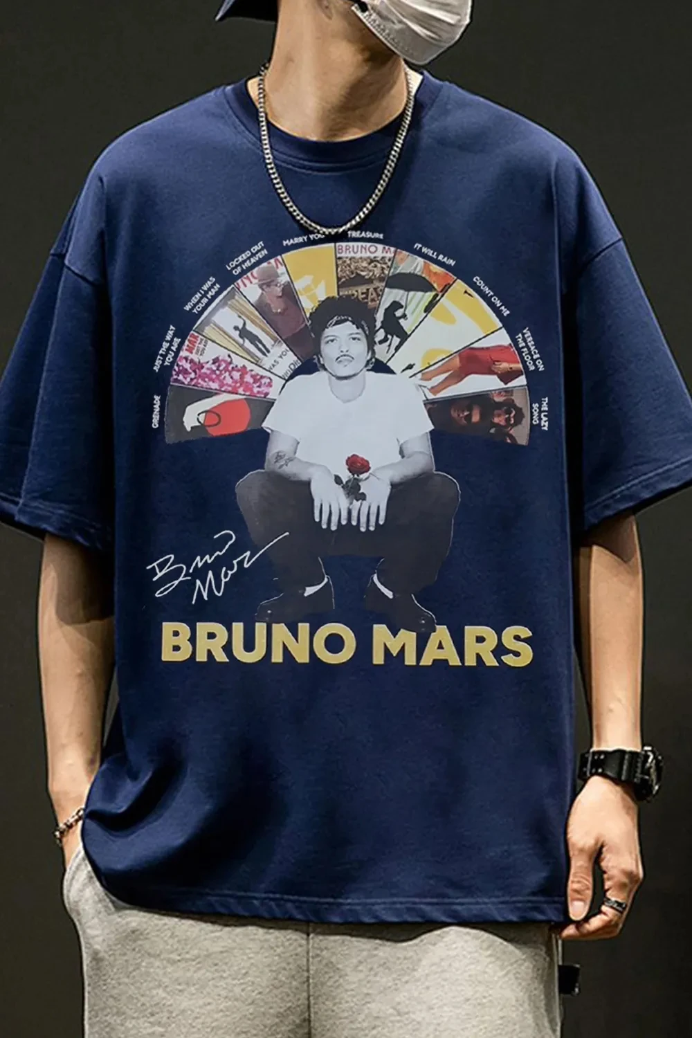2026 Moda Bruno Mars Grafik Gö - Summer Clothing Trends For Men 2026 incelemesi ve fiyatı