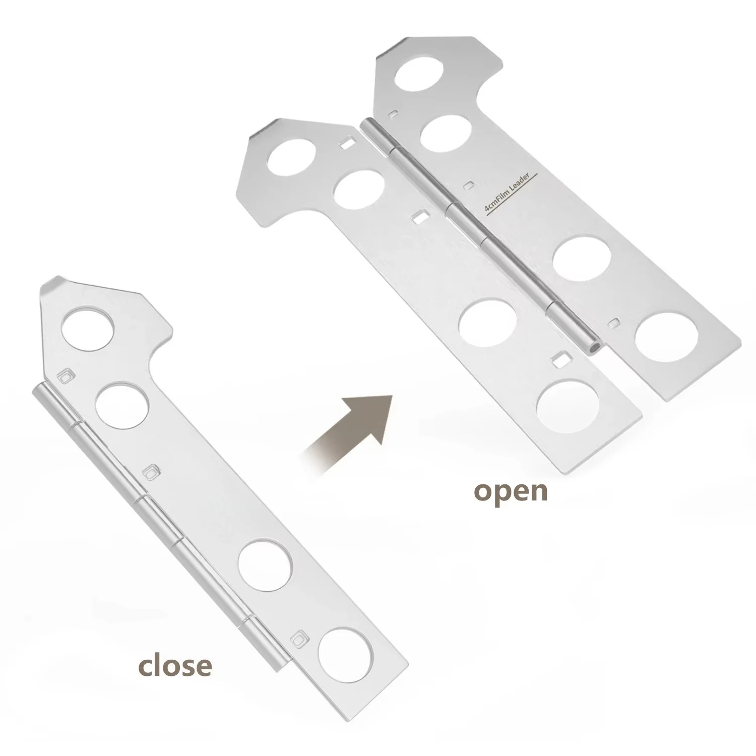 eTone 2 in 1 4/10cm Film Leader Trimming Cutting Template Leica ABLON Style