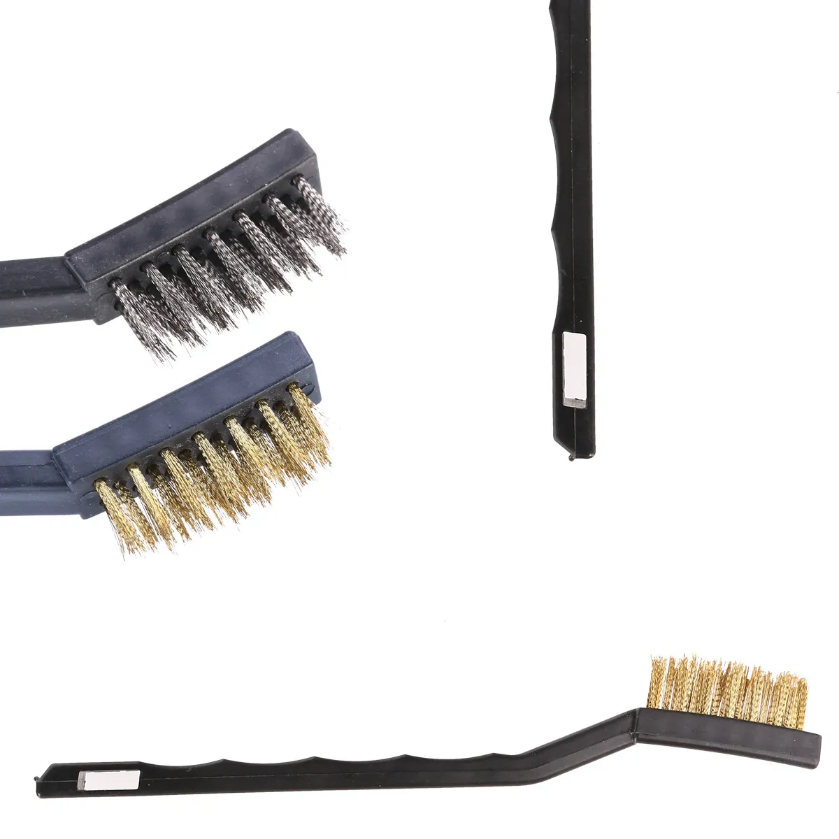 

Набор из 6 промышленных проволочных щеток 18 см с ручкой из двух материалов, удобной для тяжелых работ, для зачистки, сварки и очистки