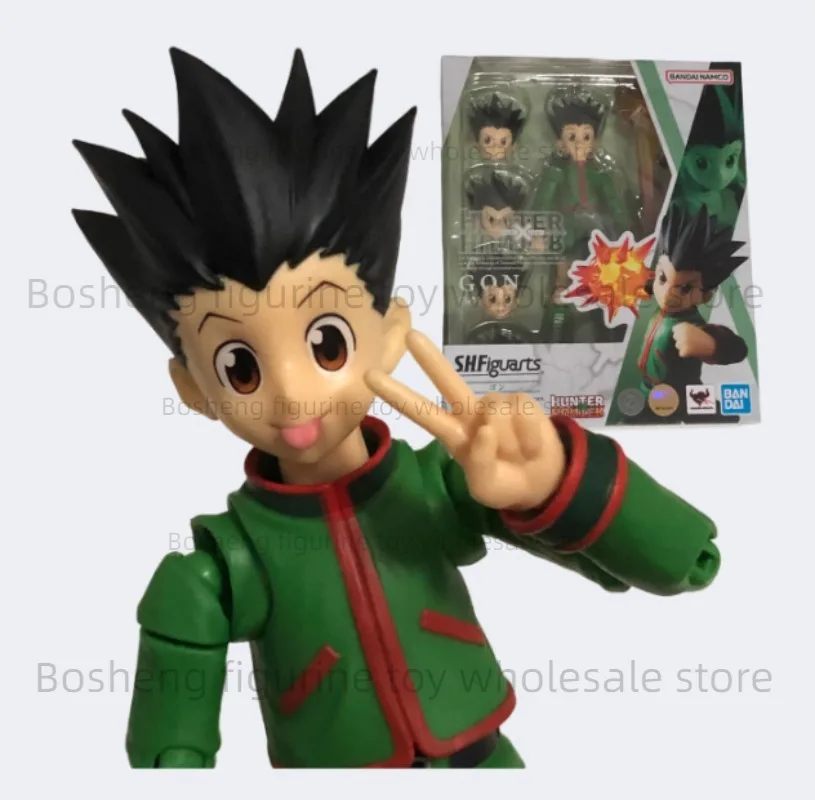 

Original Bandai Shf Hunter x Hunter S.H.Figuarts Gon In Stock Anime Action Collection Figures Model Toys