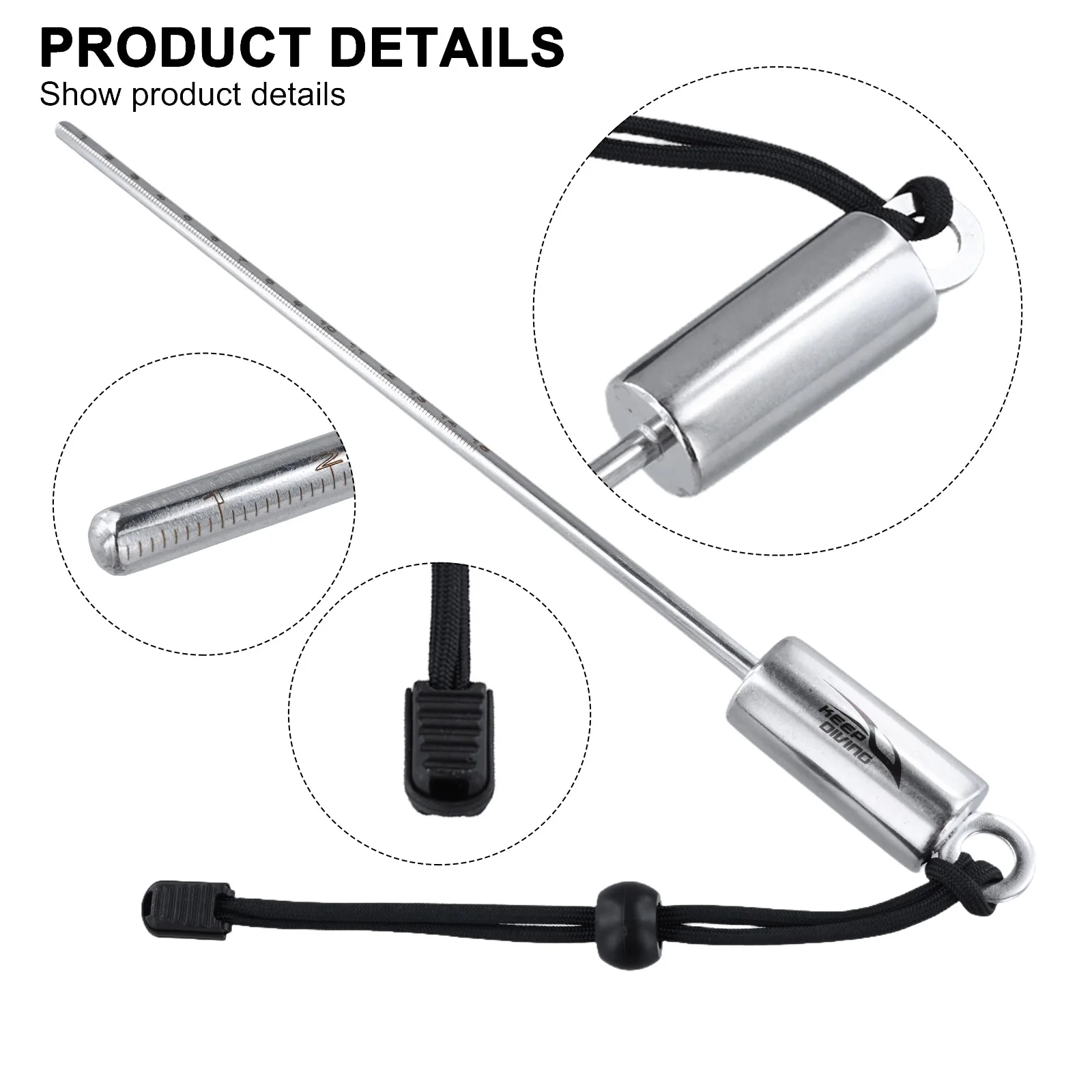 316 Stainless Steel Bottle Knocker for Scuba Divers to Communicate Without Voice and Maintain Position in Currents