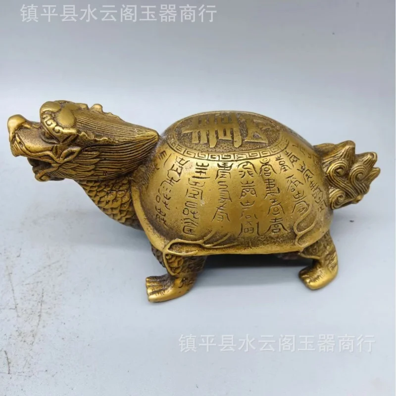 

Longevity Turtle Copper Ware Dragon Turtle Copper Ware Ornaments Brass Turtle Longevity Turtle Kettle Turtle Shell Antique Craft