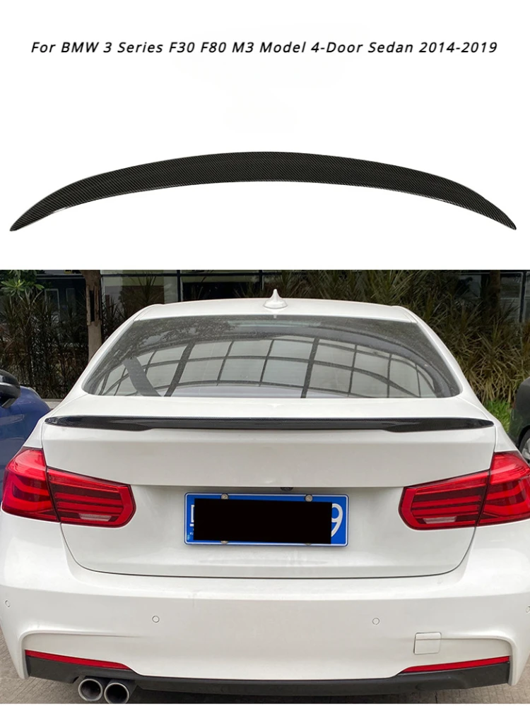 New Car Rear Trunk Spoiler Lip Boot Wing Lip Rear Spoiler Wing Lip For BMW F30 4DR Sedan 2012-2018 F80 M3 4DR Sedan 2014-2019