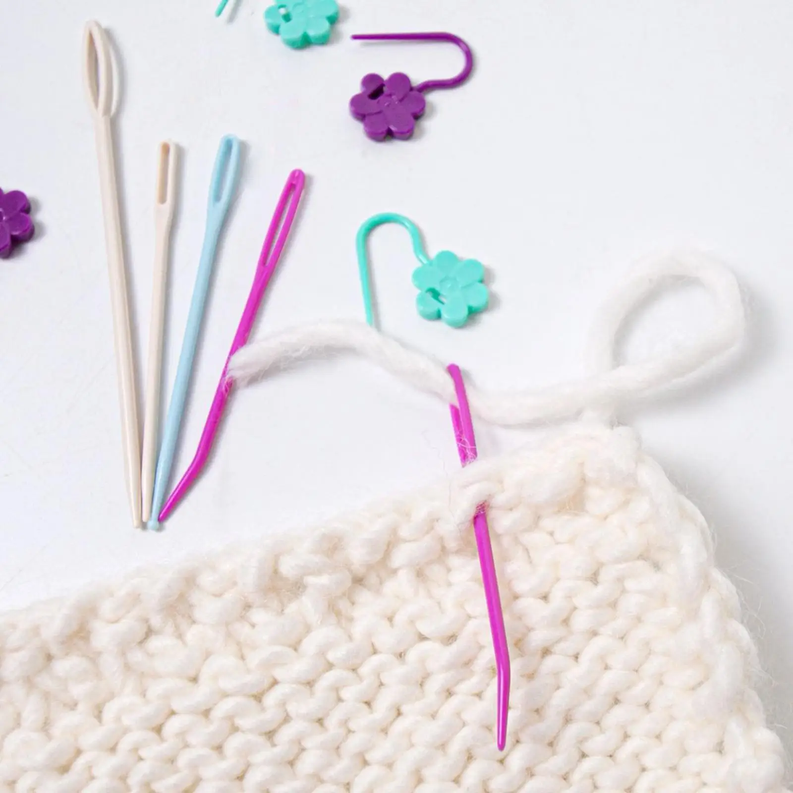 108x маркеры для вязания крючком, легкие стильные, удобные для переноски швейные маркеры, кольцо для плетения крючком, швейные принадлежности