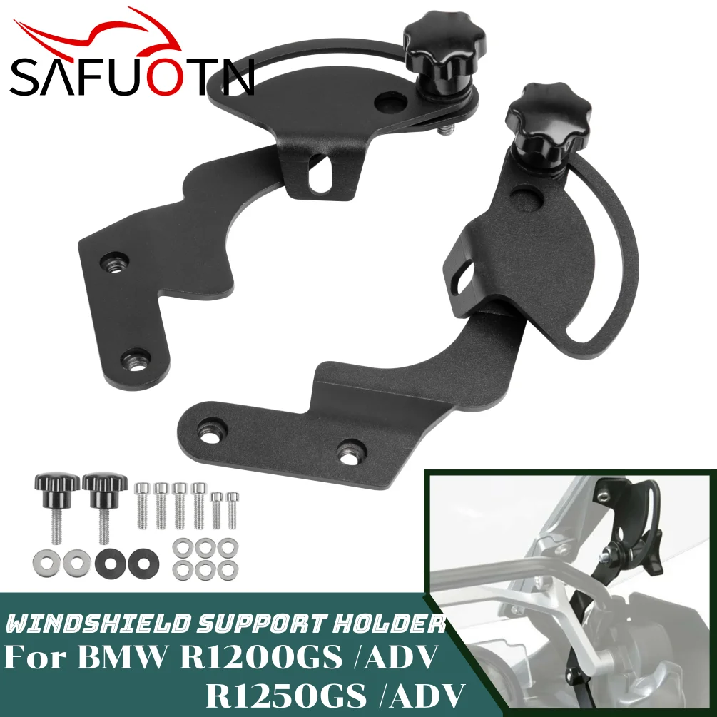 

R1200GS R1250GS Adventure Windshield Support Holder Windscreen Strengthen Bracket Kits For BMW R1200 R1250 GS ADV Accessories