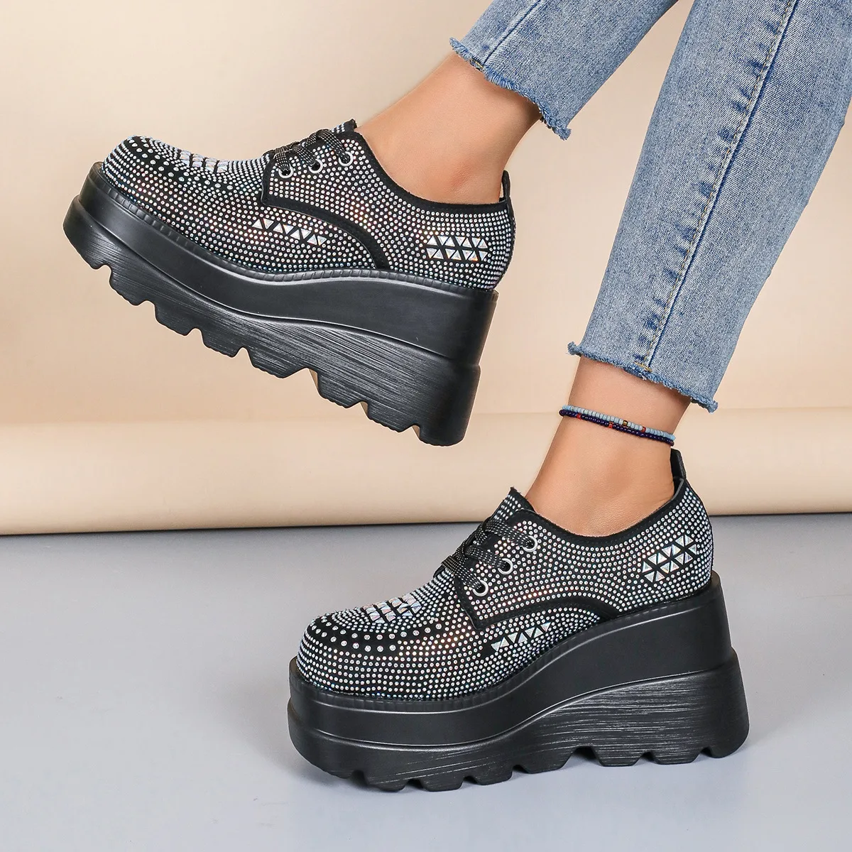 Shoes Woman Flats Slip-on Autumn Modis Loafers With Fur Clogs Platform Casual Female Sneakers Round Toe Dress Slip On Fall 2024