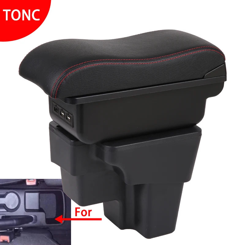 For KIA RIO Armrest Box For KIA STONIC KIA Rio lx Cerato Car Armrest Retrofit part Storage Box Car accessorie South America