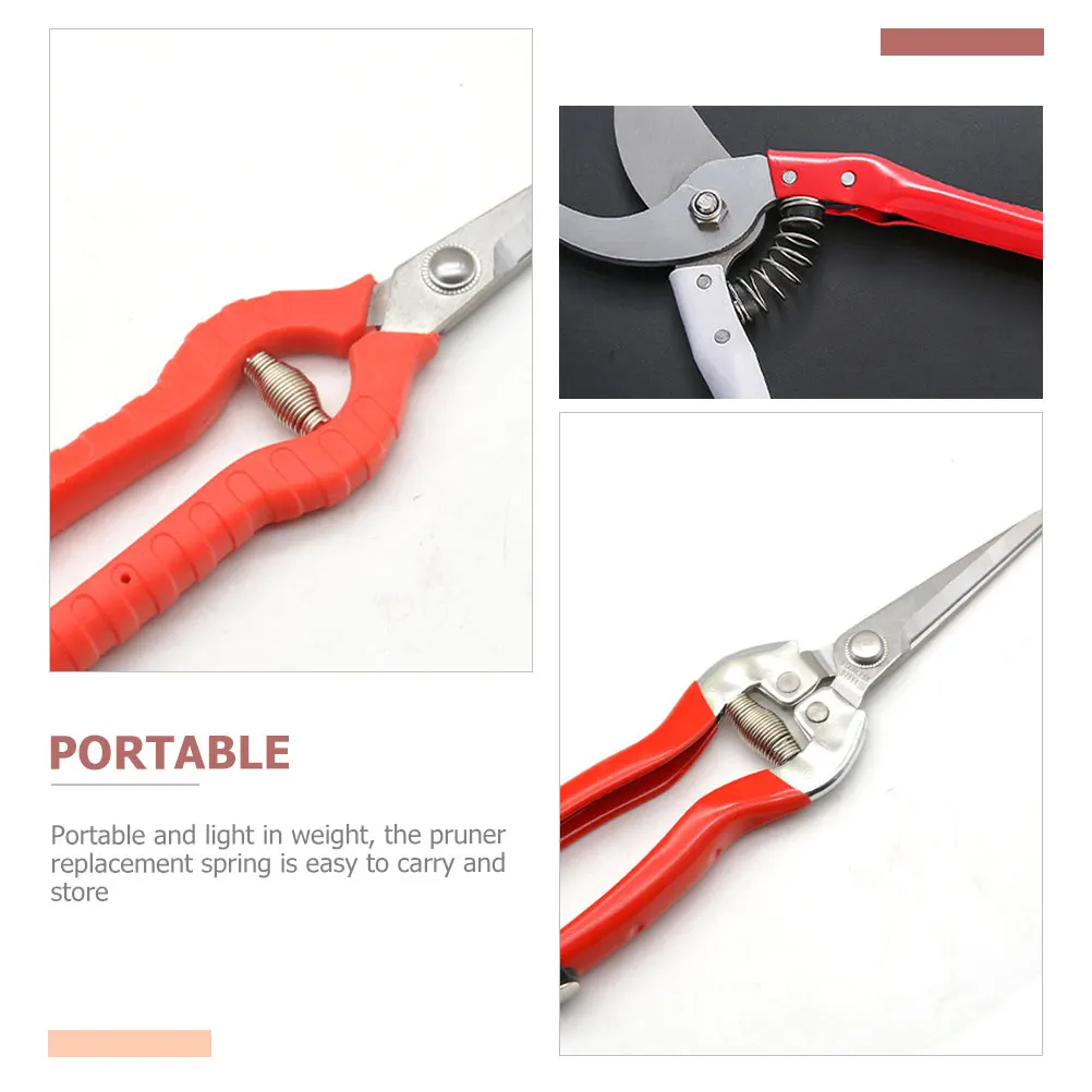 

20 Pcs Garden Shears Spring Stainless Steel Replacement Precision Springs Pruners Trimming Tools Bypass Clippers