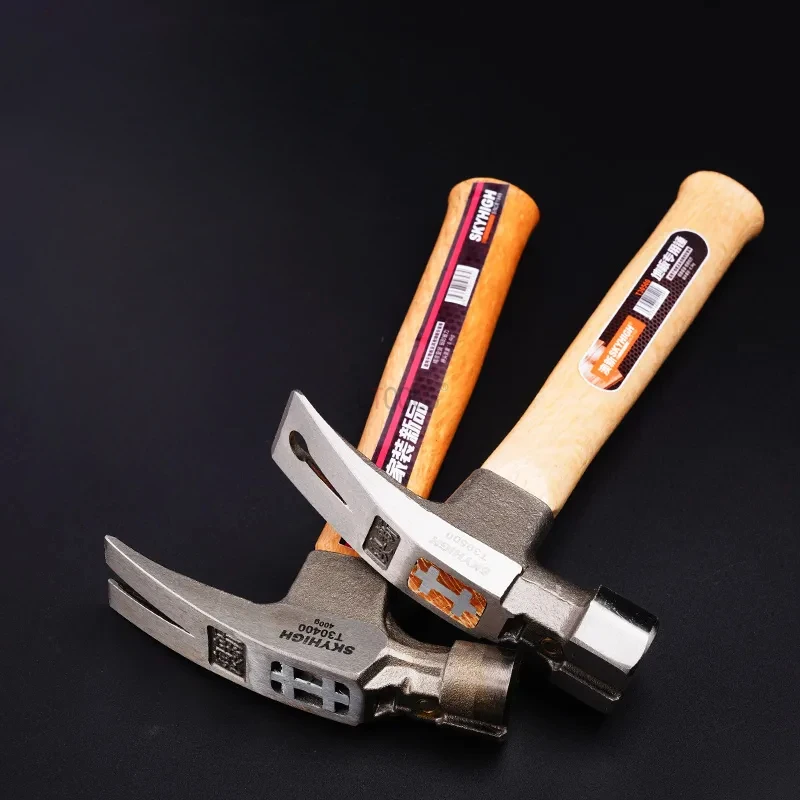 Knocking Claw Hammer Composite Floor Installation Tool Woodworking Special Scraping Ash Right Angle Hammer Magnetic Nail Hammer