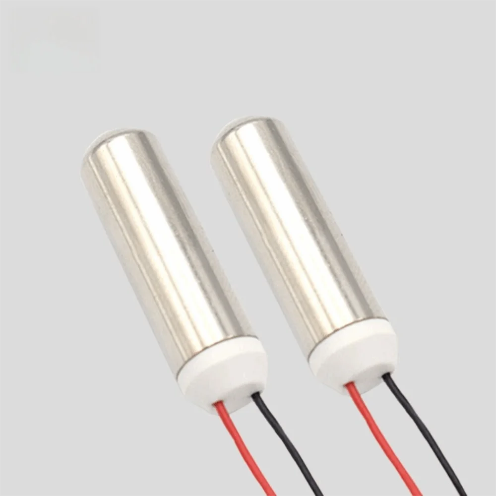 5Pcs 7mmx25mm Miniature Vibration Motor Strong Vibration 12000rpm Speed Coreless DC Motor Waterproof Design Low Noise