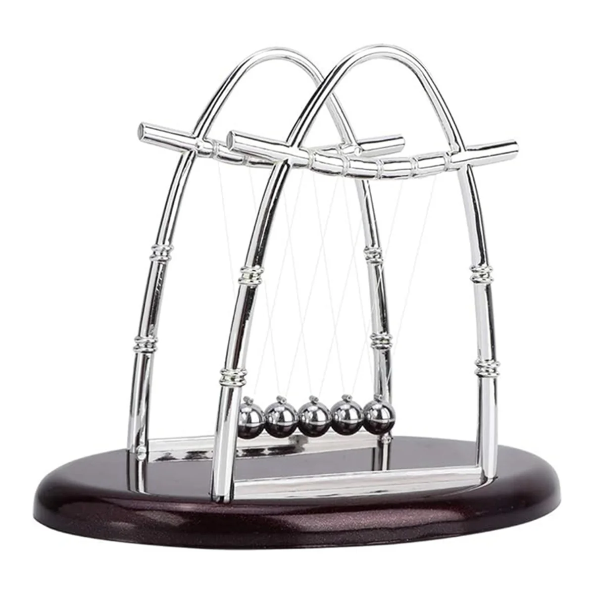 Newton's Cradle, Classic Pendulum Balance Balls Motion Desk Toys Swinging Decoration Stress Relief Physic Display