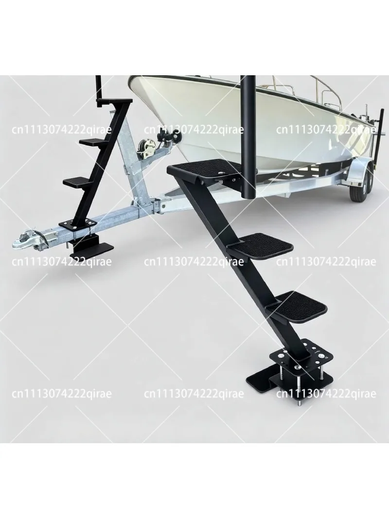Heavy Duty Marine Trailer Pedals with Handlebars, Non-slip Surface, Unlike Most Deep V-trailers