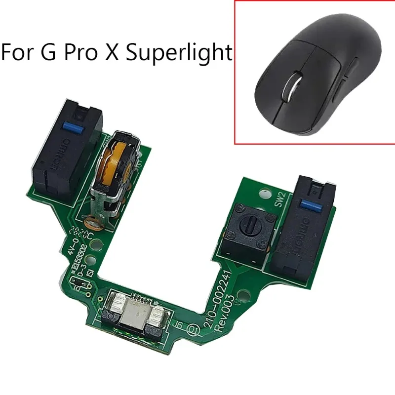 Mouse Button PCB Board with Micro Switches for G Pro X Superlight Repair Parts