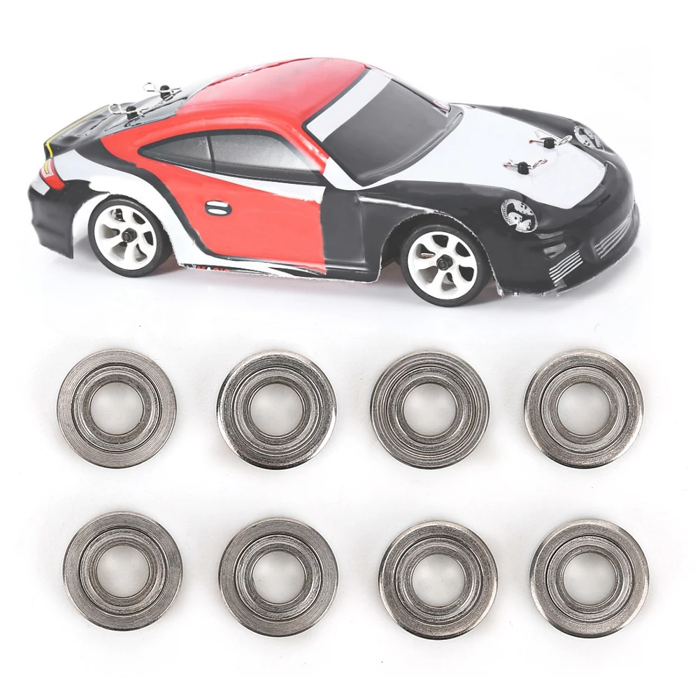 8pcs 3 x 7 x 2mm RC Car Bearing Upgrade Tool Fit for WLtoys 1/28 K969 K989 P929 Bearing RC Accessory RC Car Bearing RC Car Parts