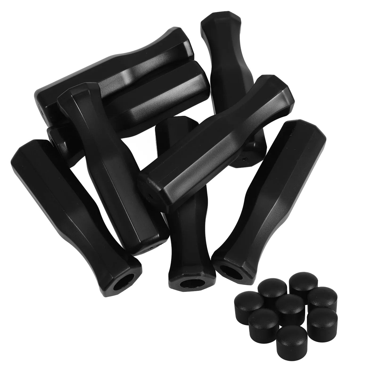 

8pcs Foosball Handles Plastic Replacement Parts Non-Slip Grips For Football Table Anti-Skid Sturdy Handle Supplies