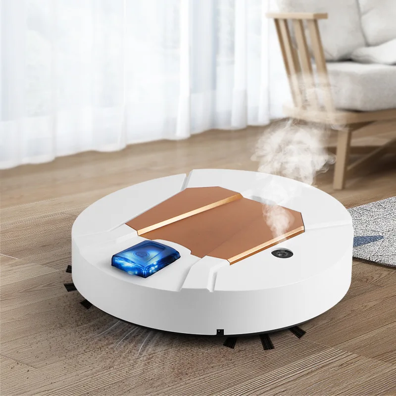 

Spray Sweeping Robot Mobile Humidifying Vacuum Cleaner Lazy Household Cleaning Machine Gift Wholesale Mini Mopping