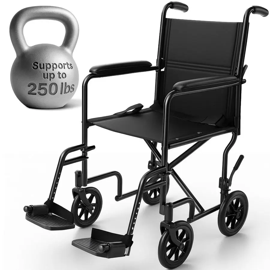 

Транспортная инвалидная коляска Портативный, складной, легкий дорожный стул на колесиках для взрослых 19-местный, складной, легкий для пожилых людей Mobili