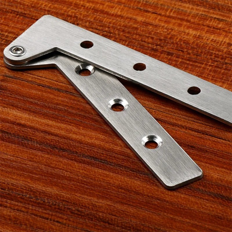 Stainless Steel 360 Degree Rotation Hidden Pivot Hinge Chicken Mouth Invisible Door Hinge Pivot Hardware Fitting Accessory