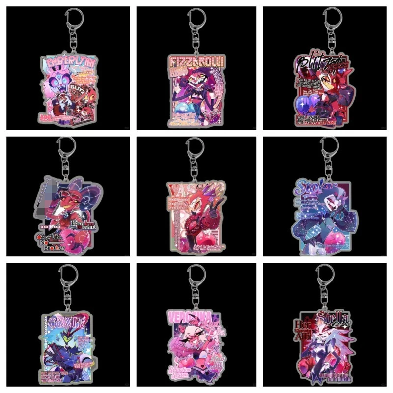 Llavero Blitz Buckzo para Mujer, Llavero 'To My Heart' para Hombre, Llavero para el Día de San Valentín 2026, Llavero de Acrílico Loona, Colgante Stolas, Regalo