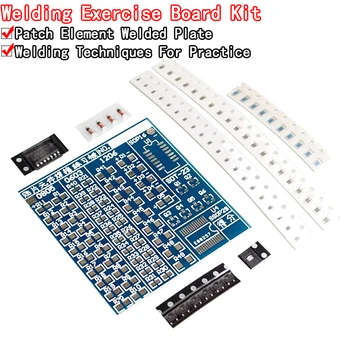 DIY devre PCB SMT SMD lehimleme uygulama kurulu DIY kiti Fanny beceri eğitim elektronik takım 77 adet bileşenleri